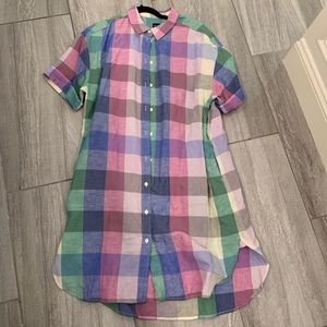 Gap linen beach dress EUC size M/L